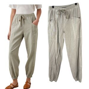 Rails Haven Sage Green Drawstring Pull On Jogger Pants Size Small